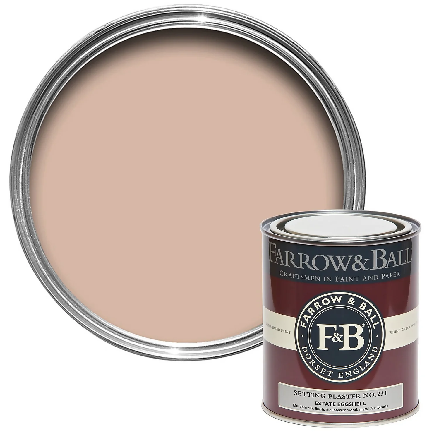 Farrow & Ball Estate Eggshell Paint Setting Plaster - 750ml 3 Farrow & Ball Estate Eggshell Paint Setting Plaster - 750ml