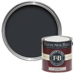 Farrow & Ball Full Gloss Paint Pitch Black - 2.5L