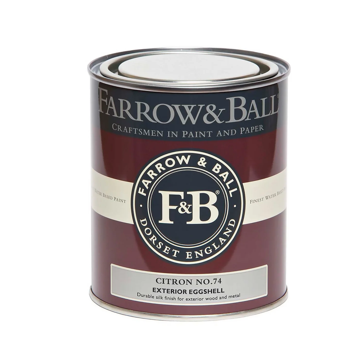Farrow & Ball Exterior Eggshell Paint Citron - 750ml 5 Farrow & Ball Exterior Eggshell Paint Citron - 750ml - Image 3