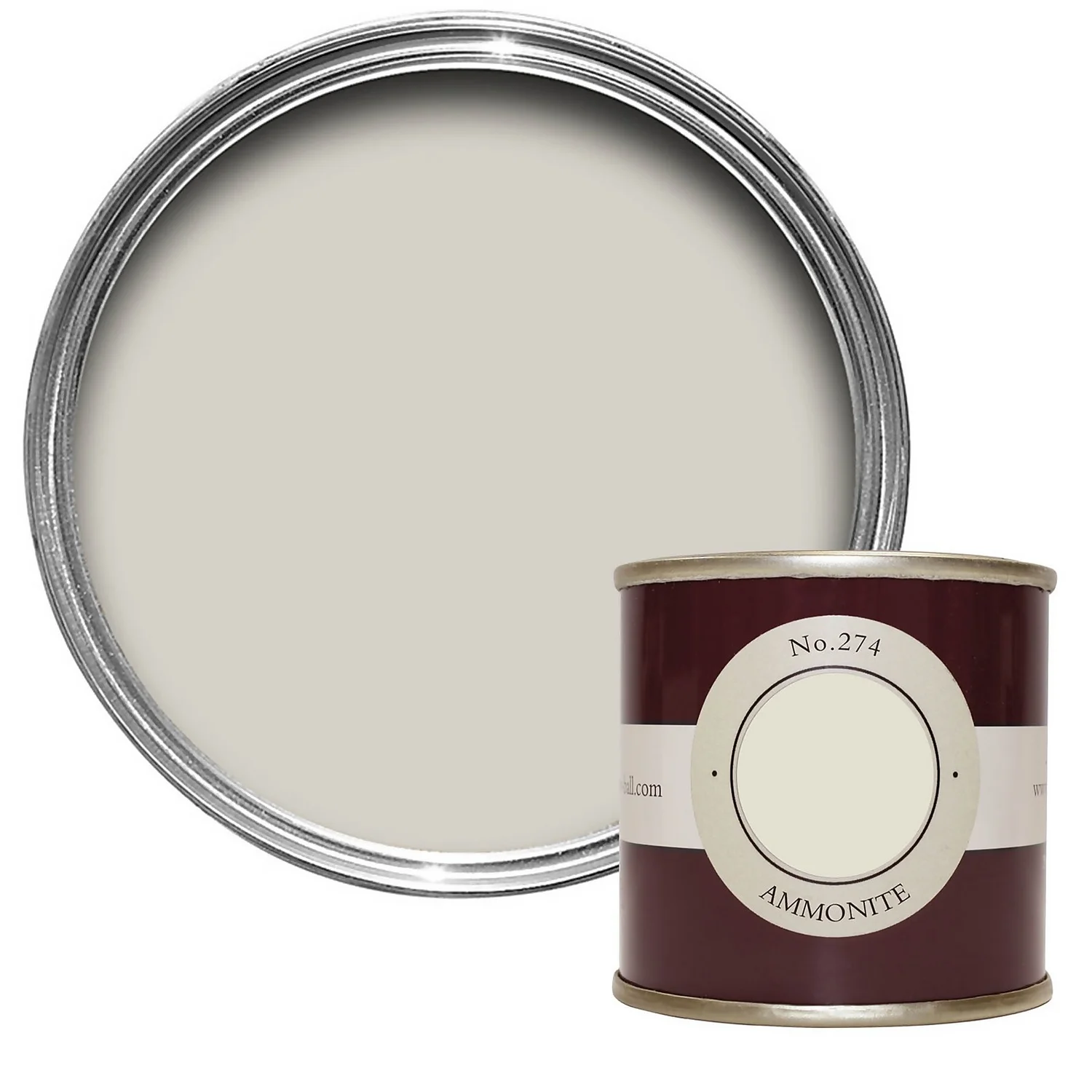 Farrow & Ball Estate Matt Emulsion Paint Ammonite - Tester 100ml 3 Farrow & Ball Estate Matt Emulsion Paint Ammonite - Tester 100ml