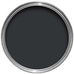 Farrow & Ball Modern Eggshell Paint Pitch Black - 2.5L -Farrow & Ball 12819378 2054910200017213