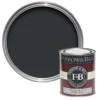 Farrow & Ball Modern Eggshell Paint Pitch Black - 750ml -Farrow & Ball 12820366 2134951849573065