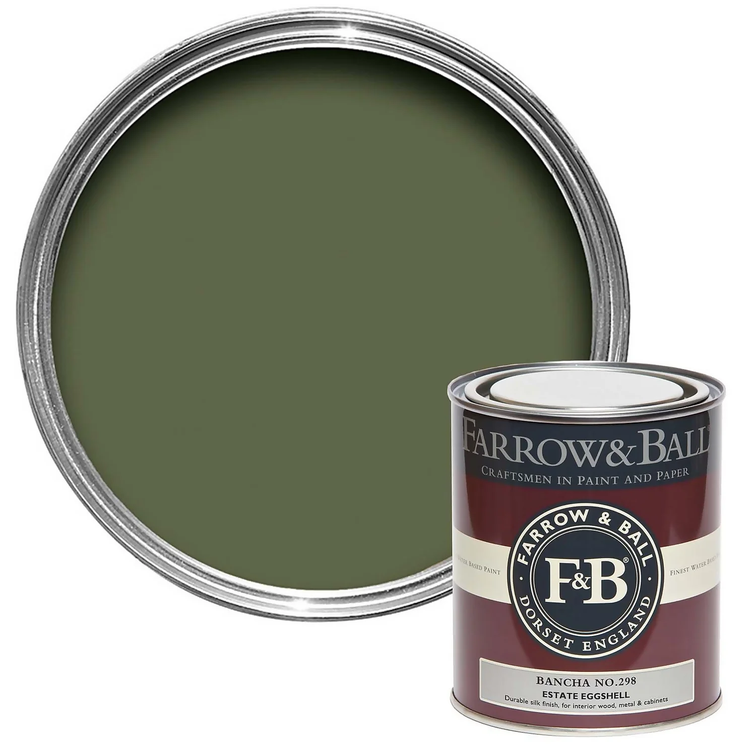 Farrow & Ball Estate Eggshell Paint Bancha - 750ml 3 Farrow & Ball Estate Eggshell Paint Bancha - 750ml