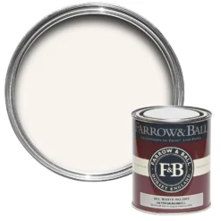 Farrow & Ball Exterior Eggshell All White - 750ml