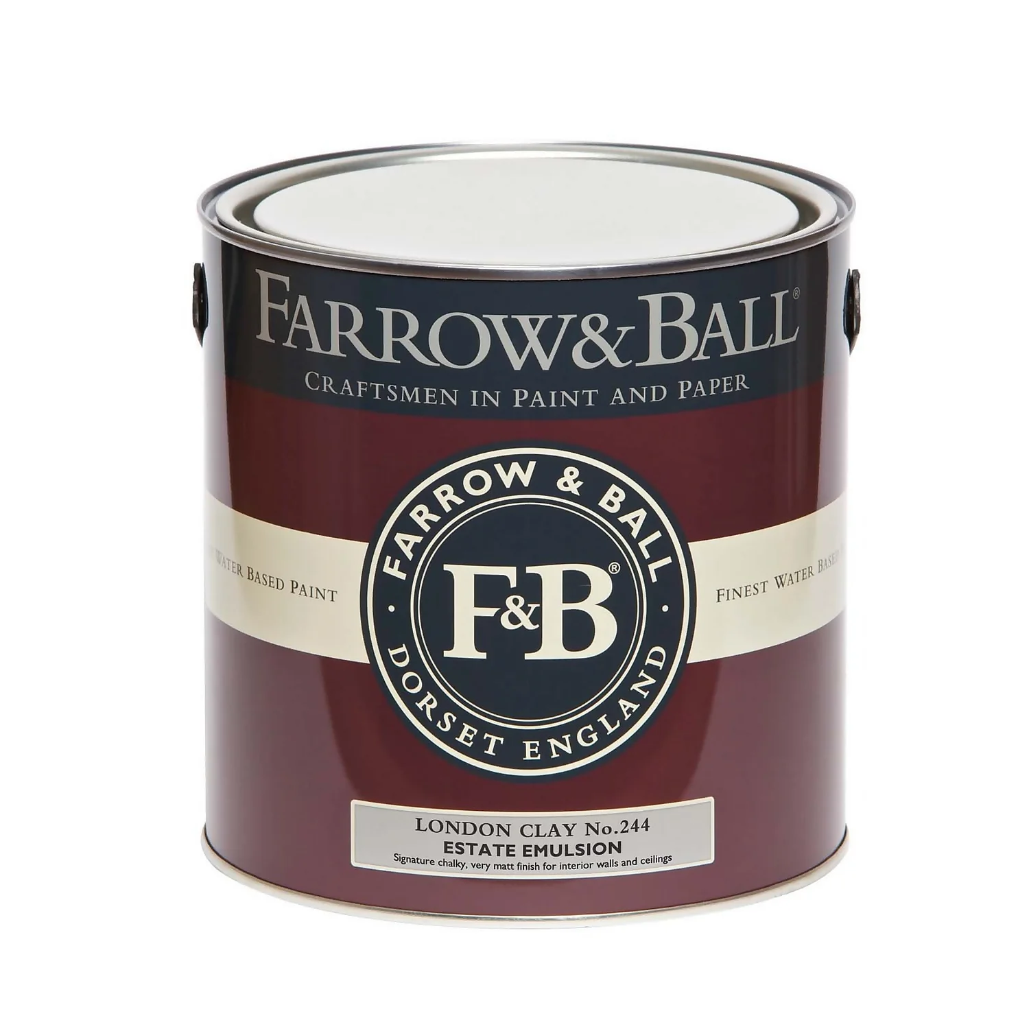 Farrow & Ball Estate Matt Emulsion Paint London Clay - 2.5L 5 Farrow & Ball Estate Matt Emulsion Paint London Clay - 2.5L - Image 3