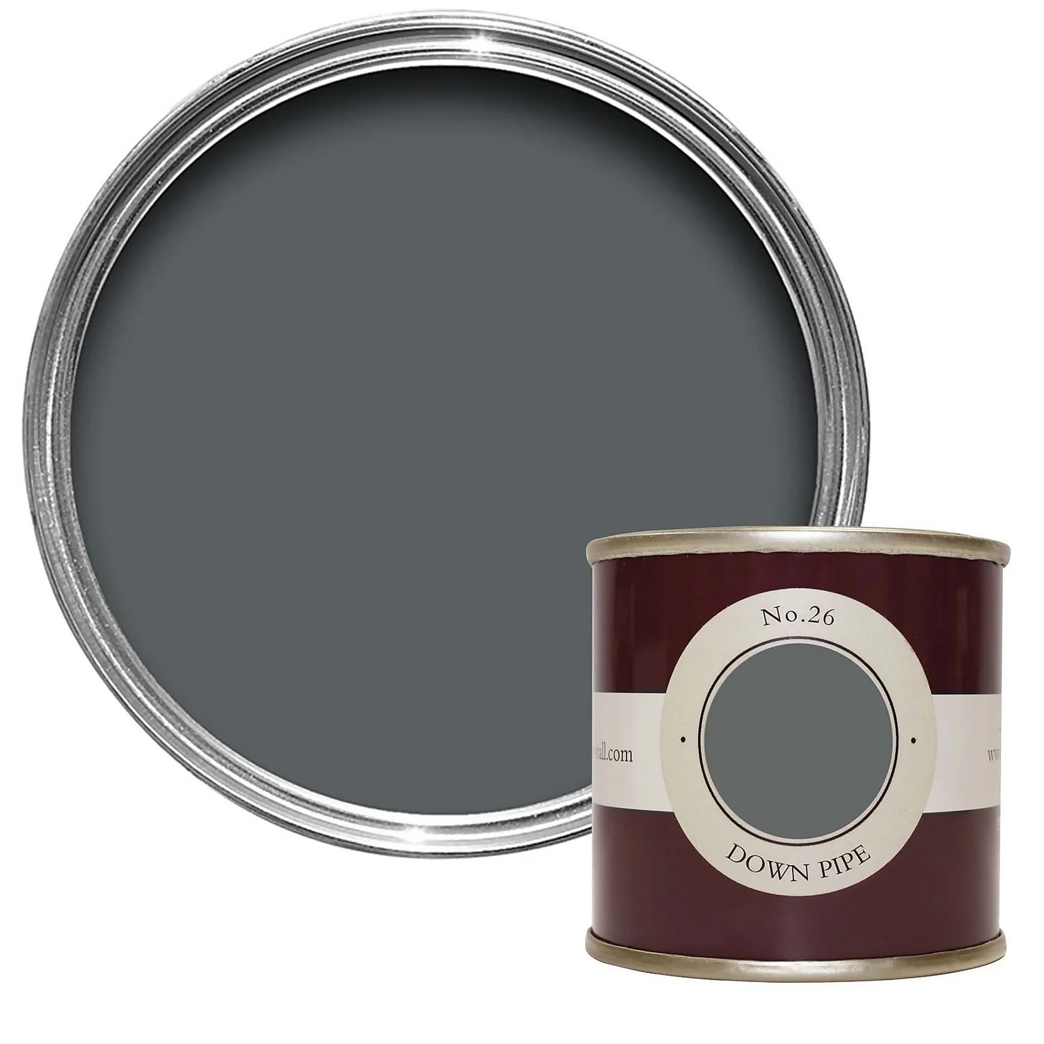 Farrow & Ball Estate Matt Emulsion Down Pipe - Tester 100ml 3 Farrow & Ball Estate Matt Emulsion Down Pipe - Tester 100ml