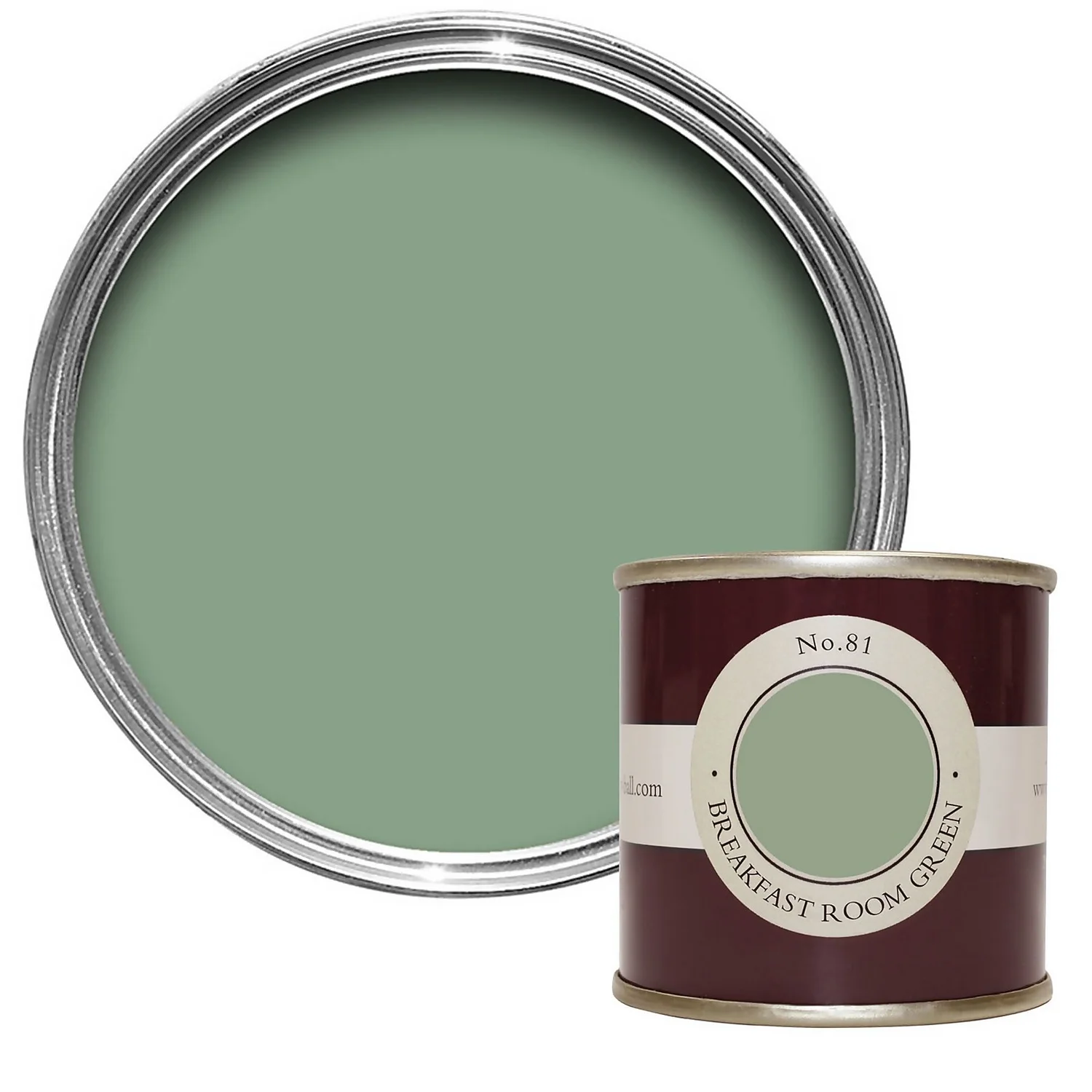 Farrow & Ball Estate Matt Emulsion Paint Breakfast Room Green - Tester 100ml 3 Farrow & Ball Estate Matt Emulsion Paint Breakfast Room Green - Tester 100ml