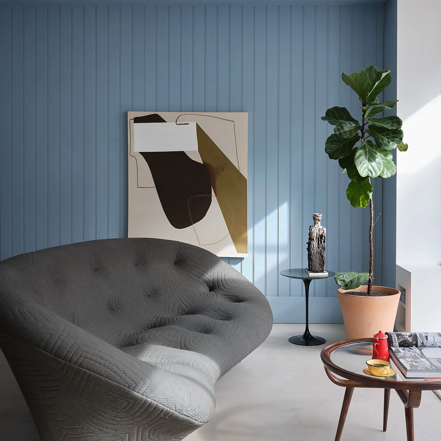 Farrow & Ball Estate Eggshell Paint No.307 Kittiwake - 2.5L 4 Farrow & Ball Estate Eggshell Paint No.307 Kittiwake - 2.5L - Image 2