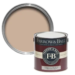 Farrow & Ball Exterior Eggshell Paint No.303 Templeton Pink - 2.5L