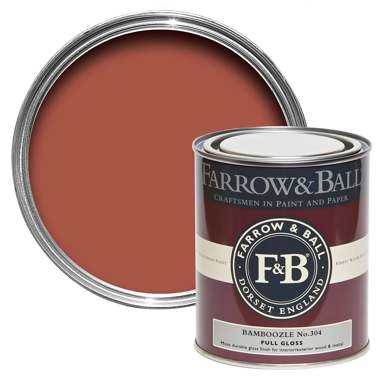 Farrow & Ball Full Gloss Paint Bamboozle - 750ml 3 Farrow & Ball Full Gloss Paint Bamboozle - 750ml